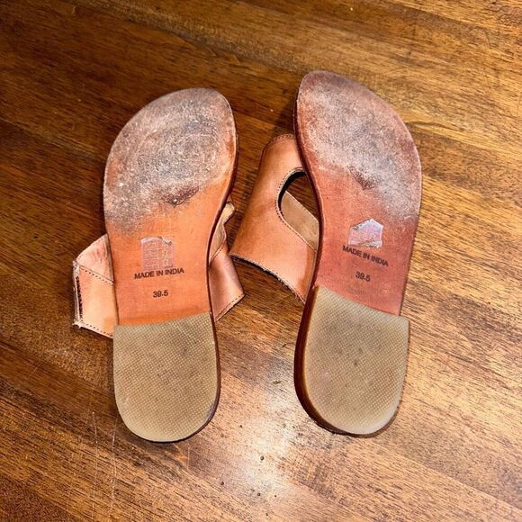 Free People Sant Antoni Leather Slide Sandals - Picture 6 of 7